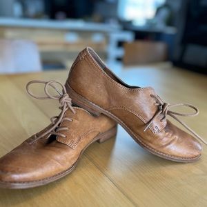 Frye Anna Oxfords, Camel color sz 8.